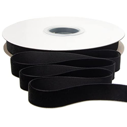 Polyester Black Velvet Ribbon