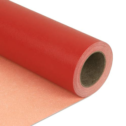 Red Matte Wrapping Paper (46.28 Sq Ft)
