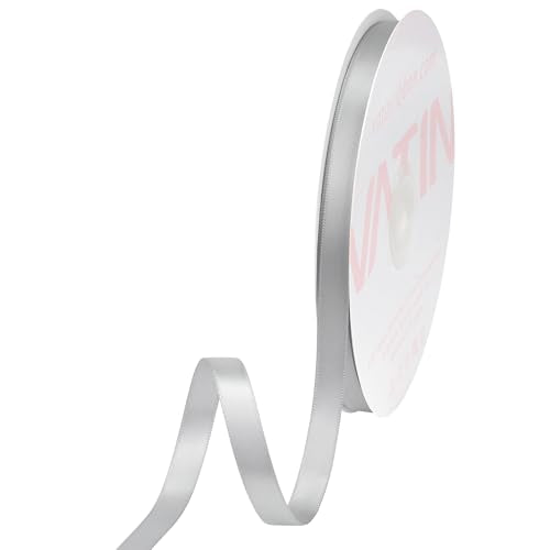 Silver Satin Ribbon 3 (150 Foot)