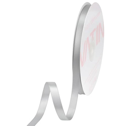 Silver Satin Ribbon 3 (150 Foot)