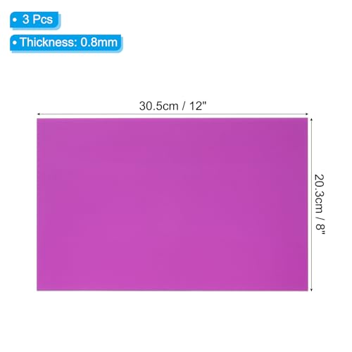 8x12 Inch Anodized Aluminum Sheet Metal (3 Count)