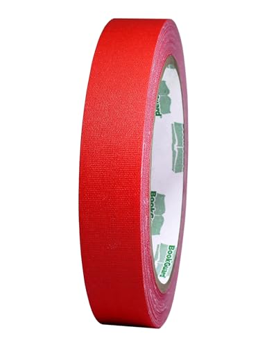 3 4 Inch Red Book Repair Cloth Tape 15 Yard Roll