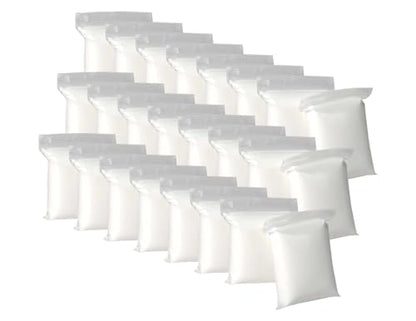 White Air Dry Foam Clay Total 8oz (24 Count)