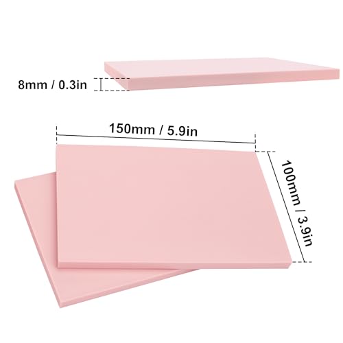 25 Pcs 4"x6" Rubber Linoleum Stamp Carving Blocks for Printmaking (25 Count)