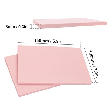 25 Pcs 4"x6" Rubber Linoleum Stamp Carving Blocks for Printmaking (25 Count)
