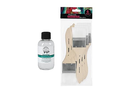 InstaVar™ Gloss Picture Varnish & Varnish Brush Sets