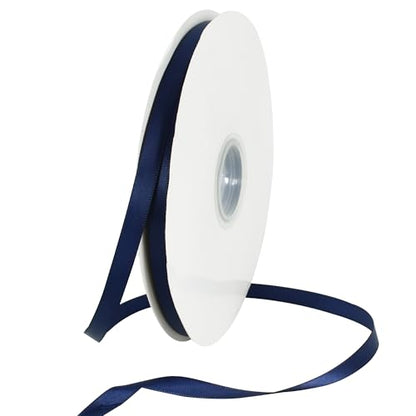 100yds 3 8 Inch Navy Blue Satin Ribbon for Craft Gifts Wrapping