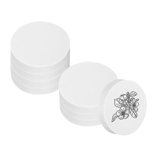 8Pcs 2" Rubber Carving Blocks