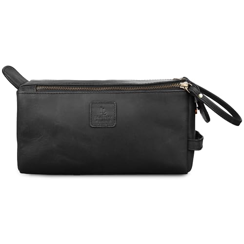 Full Grain Leather Toiletry Kit for Men & Women