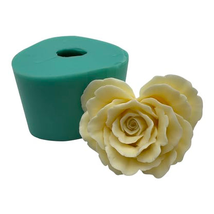 Heart Shape Blossoming Flower 3D Mold