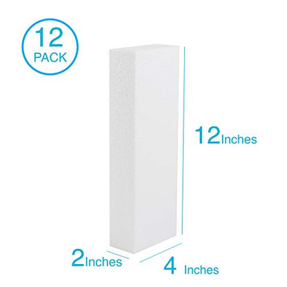 Silverlake 4x12x2 Craft Foam for Styrofoam Block Projects