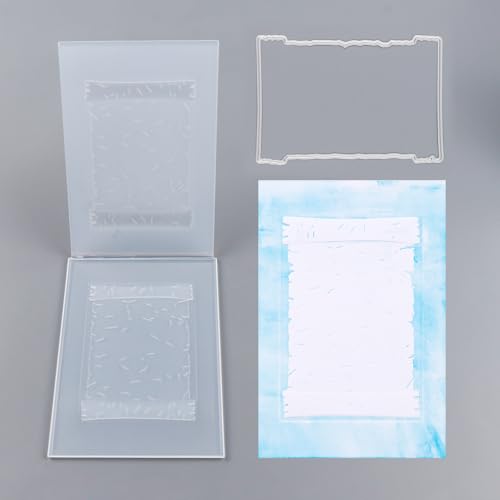 3D Embossing Folder and Metal Die Set for Card Making