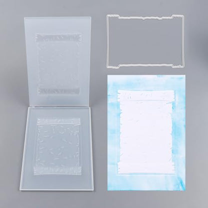 3D Embossing Folder and Metal Die Set for Card Making