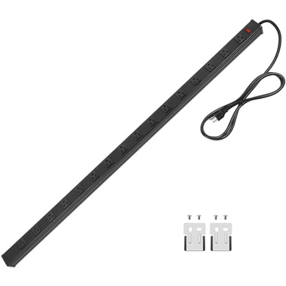 Long Heavy Duty Metal Power Strip