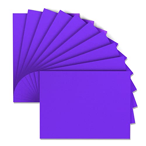 Purple Foam Sheets Crafts 9x12 Inch 2mm Eva Color Craft Foam Paper for Crafts Project Preschoolers Classroom Scrapbooking DIY Cosplay (10 Count)