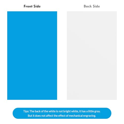 Laser Engraving Blank Blue ABS Double Color Plastic Sheet