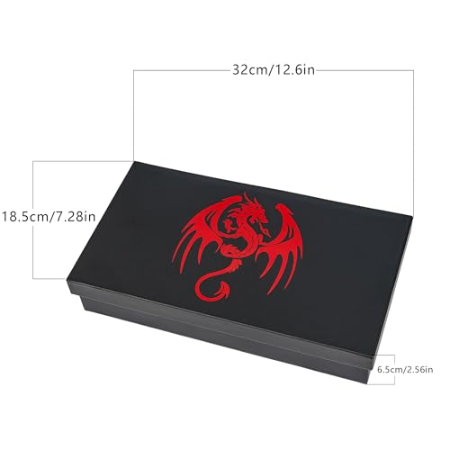 4-in-1 D&D Storage Dice Box Portable Rolling Tray for Tabletop Games (35.2 Ounce)