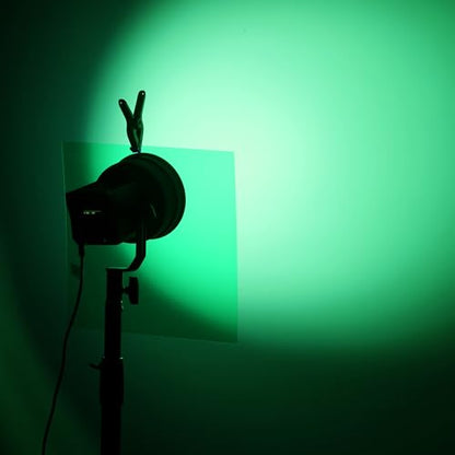 9Pcs Lighting Gels Plastic Gel Light Filter Sheets 11.8 x 11.8 Inch