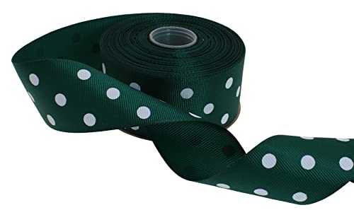 Polka Dot Grosgrain Ribbon 25 Yard Each Roll 100% Polyester