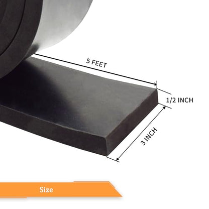 Neoprene Rubber Strips 1 (5 Foot)