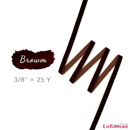 Brown Thin Velvet Ribbon