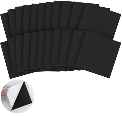 22 PCS Adhesive Foam Padding Sheets Closed Cell Neoprene Foam Sheet 1 (22 Count)