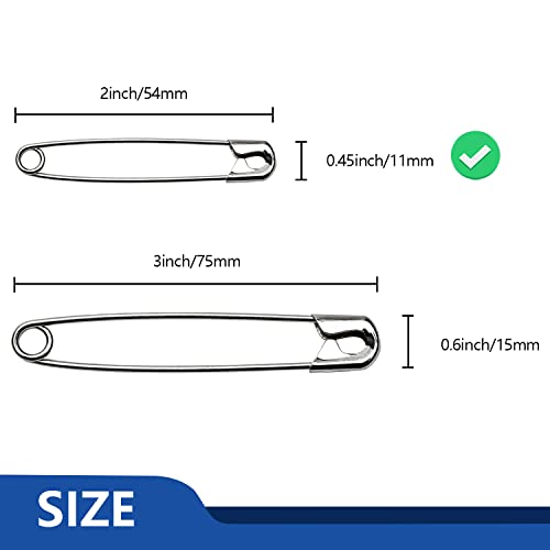 2 inch Safety Pins