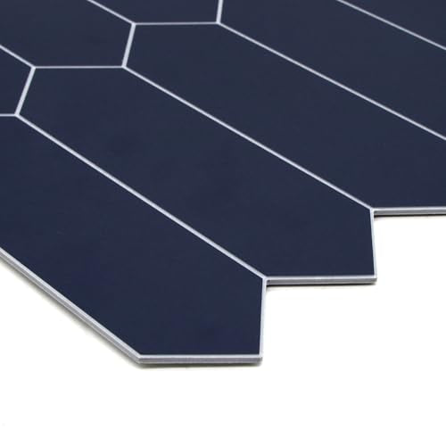 10 Sheet Long Hexagon Peel and Stick Backsplash (10 Count)