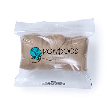 Colored Natural Wool roving