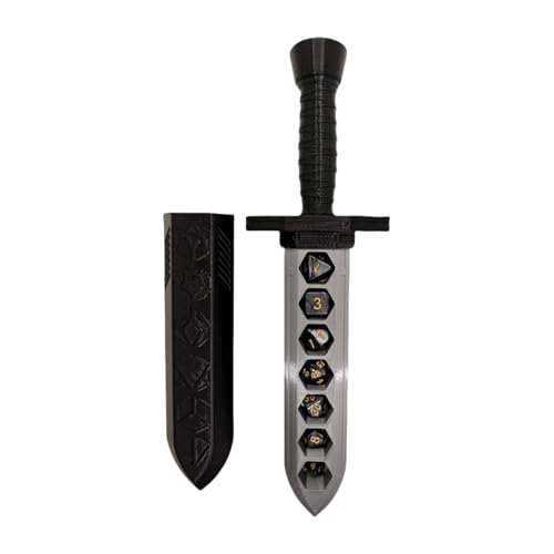 Dagger Dice Holder Box Dice Tower Dungeons and Dragons RPG Tabletop Roleplaying Game Jail D&D (7 Count)