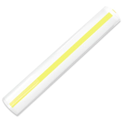 MAGDEPO 2X Bar Magnifying Ruler 6" with Guiding Line & Mini Line Magnifier with Clip for Reading Small Prints