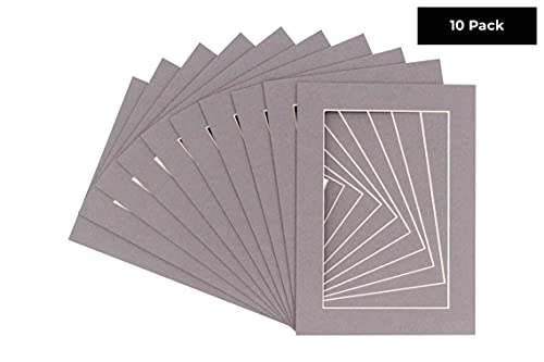Pack of Ten Acid Free 11x14 Mats Bevel Cut for 9x12 Photos (10 Count)
