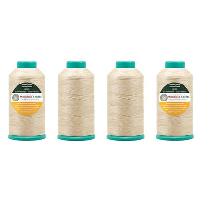 Size 69 210D T70 Cream Combo Bonded Nylon Thread (18000 Foot)