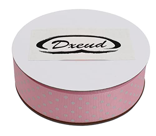 Polka Dot Grosgrain Ribbon 25 Yard Each Roll 100% Polyester