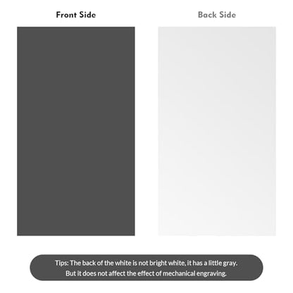Laser Engraving Blank Gray ABS Double Color Plastic Sheet