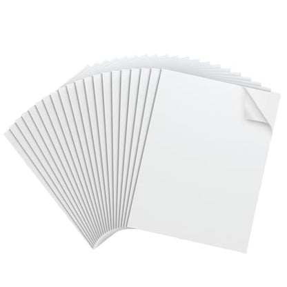 White Self Adhesive Foam Sheets (20 Count)