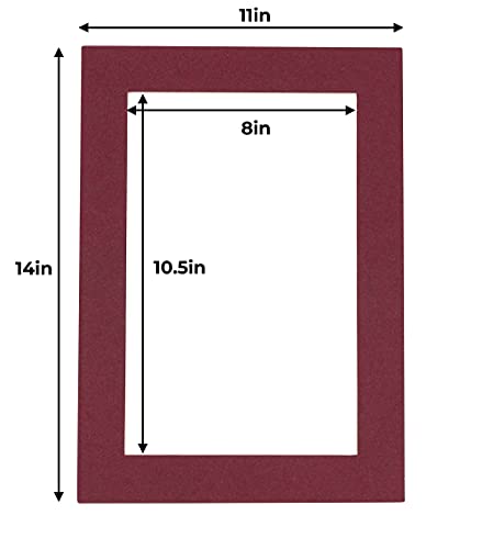 11x14 Mat for 8.5x11 Photo