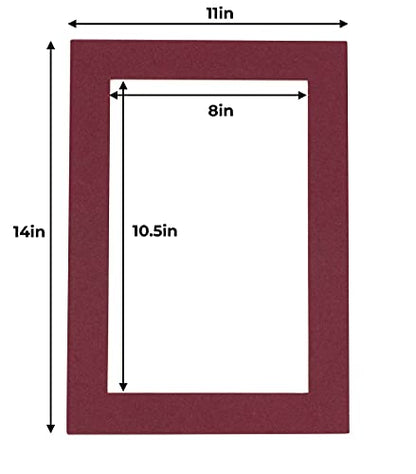 11x14 Mat for 8.5x11 Photo (10 Count)