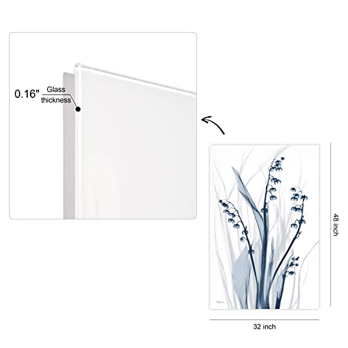 Frameless Free Floating Tempered Glass Panel Graphic Wall Art Ready to Hang
