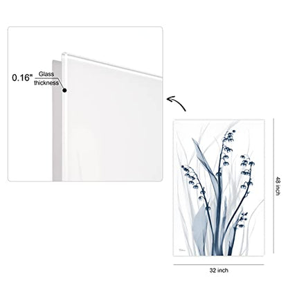 Frameless Free Floating Tempered Glass Panel Graphic Wall Art Ready to Hang