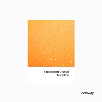 Resin Glitter Fluorescent Orange 100g Microfine (3.5274 Ounce)
