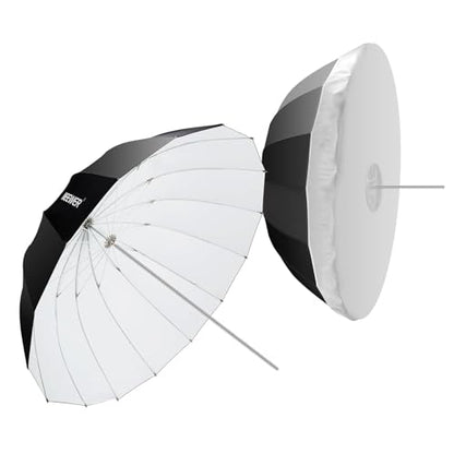 71" 180cm Parabolic Reflective Umbrella Photography w White Inner