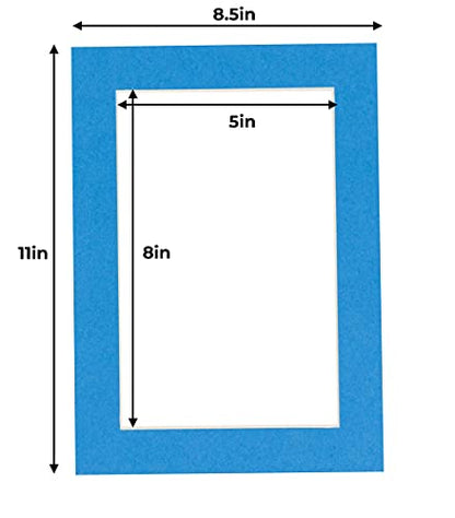 5.5x8.5 Mat for 8.5x11 Frame
