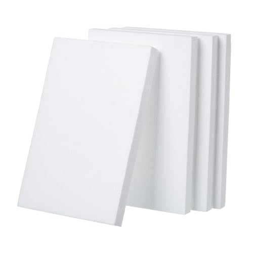 12x8x1in Craft Foam Blocks 4 Pack Foam Board for Art School Project