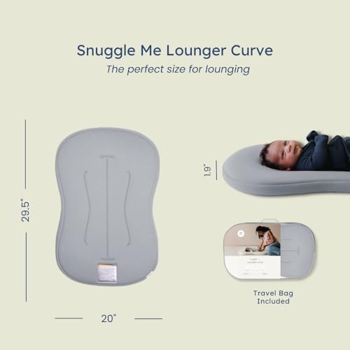 Organic Newborn Baby Infant Lounger Pillow & Tote Bag