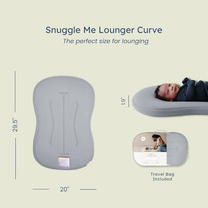 Organic Newborn Baby Infant Lounger Pillow & Tote Bag