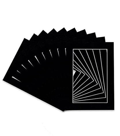 Pack of TEN 11x14 Mats Bevel Cut for 9x12 Photos (10 Count)
