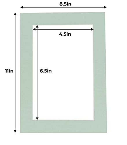5x7 Mat for 8.5x11 Frame (10 Count)