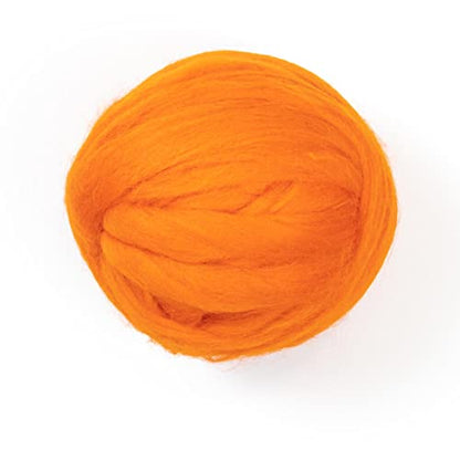 Colored Natural Wool roving (8 Ounce)