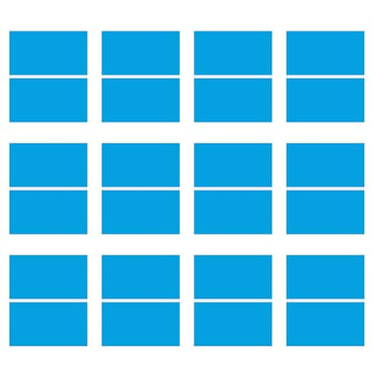 Laser Engraving Blank Blue ABS Double Color Plastic Sheet
